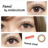 Femii By Angelcolor 小直径自然【三色可选】【10片装】【日抛】【日本美瞳】