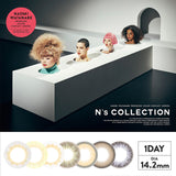 渡边直美代言N's COLLECTION 1day 小直径【七色可选】【10片装】【日抛】【日本美瞳】