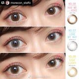 DECORATIVE EYES UV Moist【共八色，此链接三色】【10片装】【日抛】【日本美瞳】