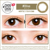 #CHOUCHOU【六色可选】【10片装】【日抛】【日本美瞳】