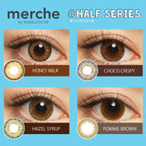 Merche by Angle Color   #Half Series  【七色可选】【单片装】【月抛】【日本美瞳】